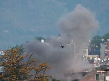 पाकिस्तानी सेनाले आक्रमण गरेको भारतीय भूभाग । तस्बिरः बिबिसी भारत